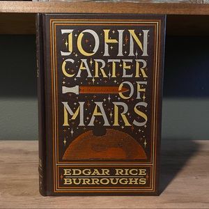 John Carter of mars books, leather bound. Edgar rice Burroughs